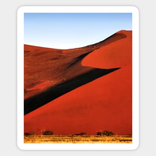 Bold Sculptural Dune, Namibia Sticker